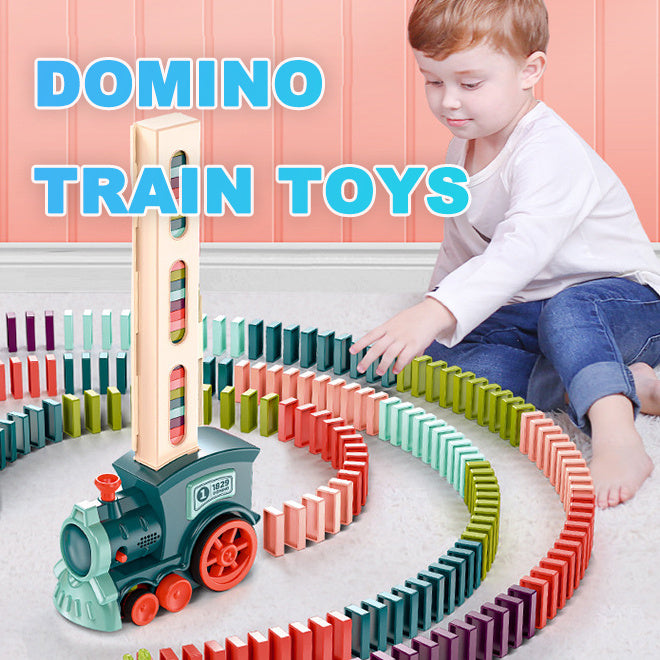 Baby Puzzle Automatic Building Blocks Train Toy