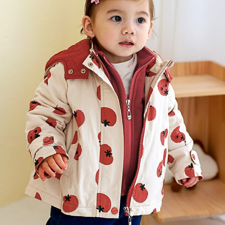 Children's Polar Fleece Liner Autumn And Winter Coat