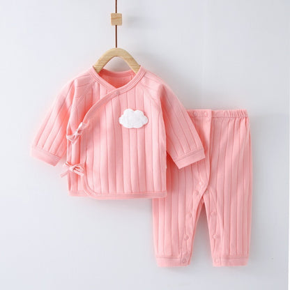 Newborn Baby Clothes Pure Cotton Spring, Autumn And Winter Newborn