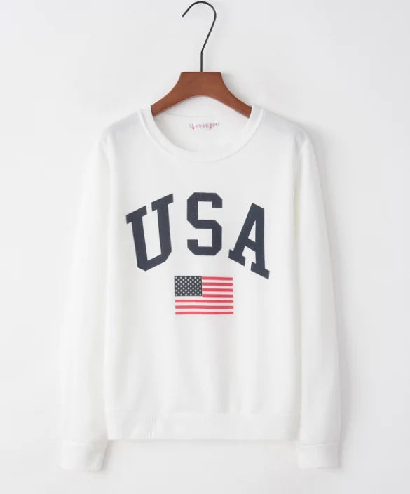 Mens USA / American Flag Sweatshirt