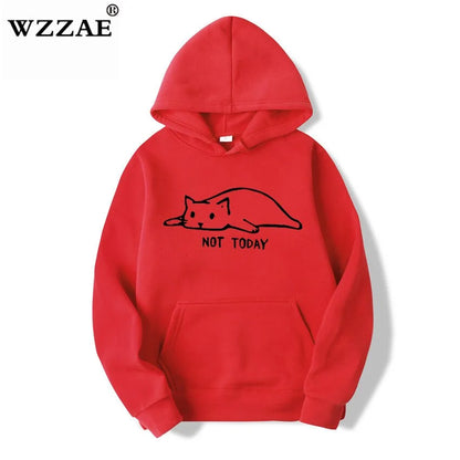 Mens Kawaii Cat pullover Hoodies