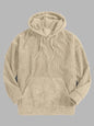 Mens Solid Vintage Hooded Sweatshirt