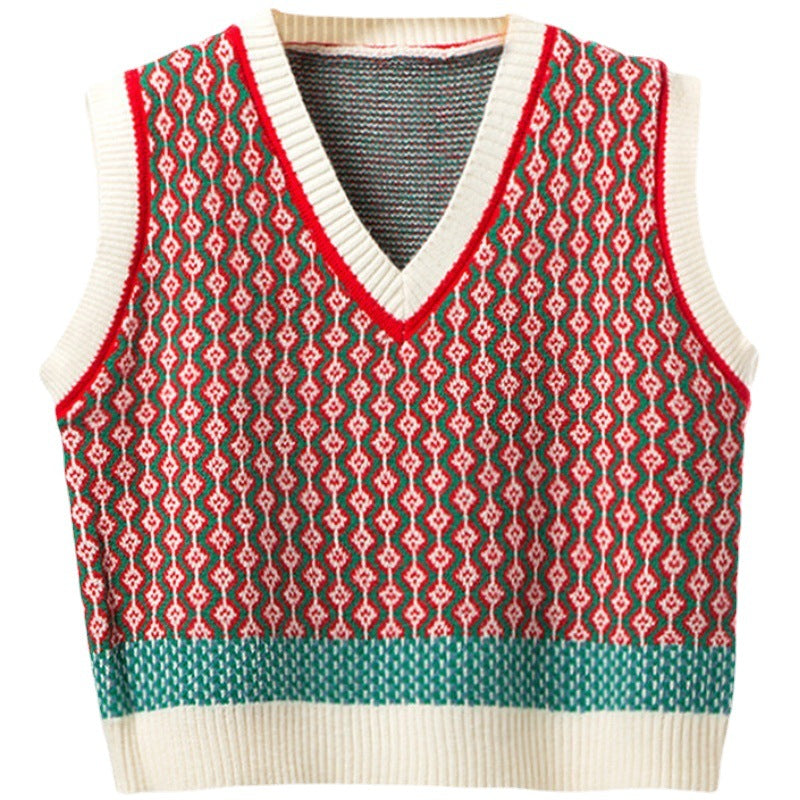 Womens Sleeveless Knitted Vest