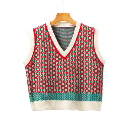 Womens Sleeveless Knitted Vest