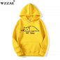 Mens Kawaii Cat pullover Hoodies