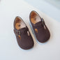 Children's Shoes Flat Retro Versatile Small Leather Shoes