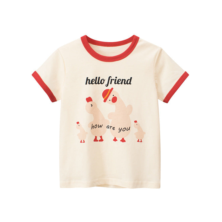 Kids Korean-style Short-sleeved T-shirt