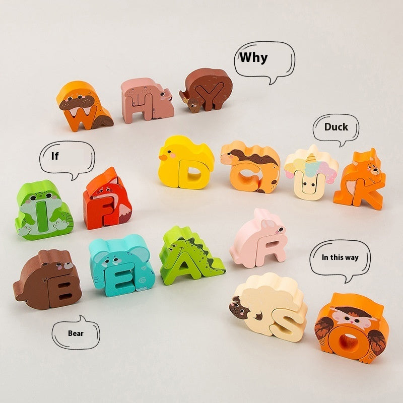 Jigsaw Puzzle 26 Uppercase Words Early Cognitive Education