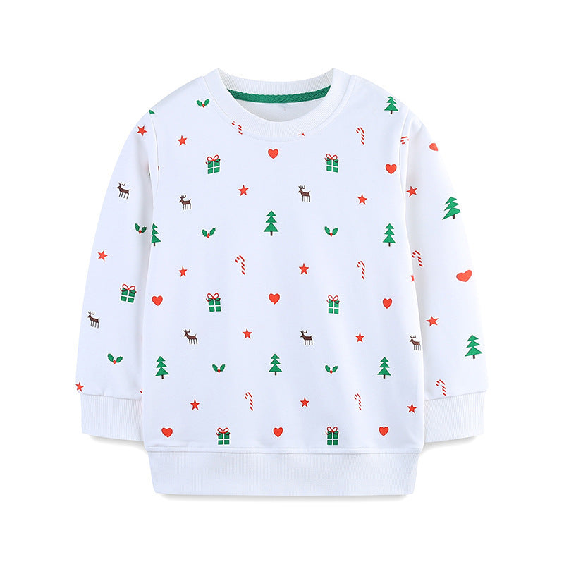 Children's Christmas Printed Sweatshirt