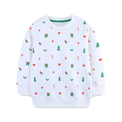 Children's Christmas Printed Sweatshirt