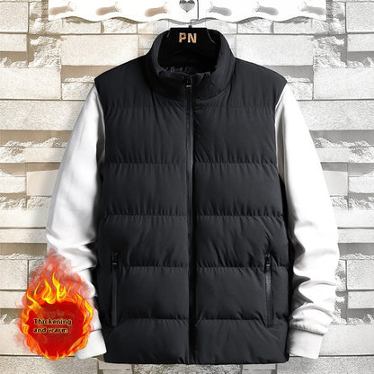 Slim Fit Warm Vest Jacket