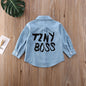 Children's TINY Letter Coat Shirt