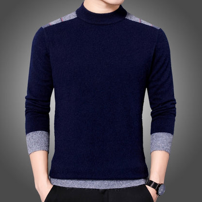 Long-sleeved Mock Neck Sweater