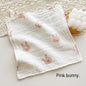 Four-layer Gauze Baby Saliva Towel Floral