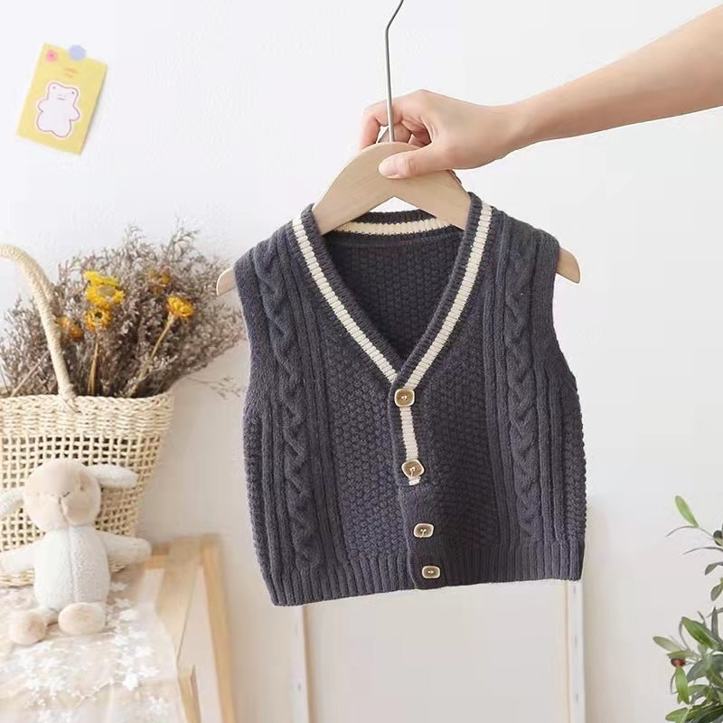 Baby Sweater Vest Outwear