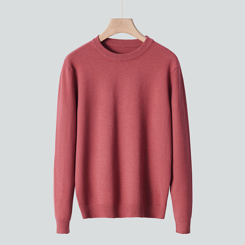 Men's Knitted Round Neck Sweater