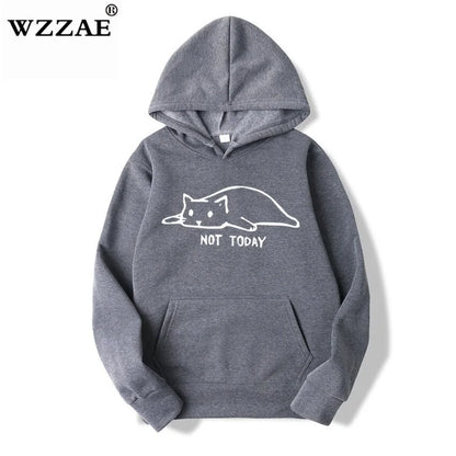 Mens Kawaii Cat pullover Hoodies