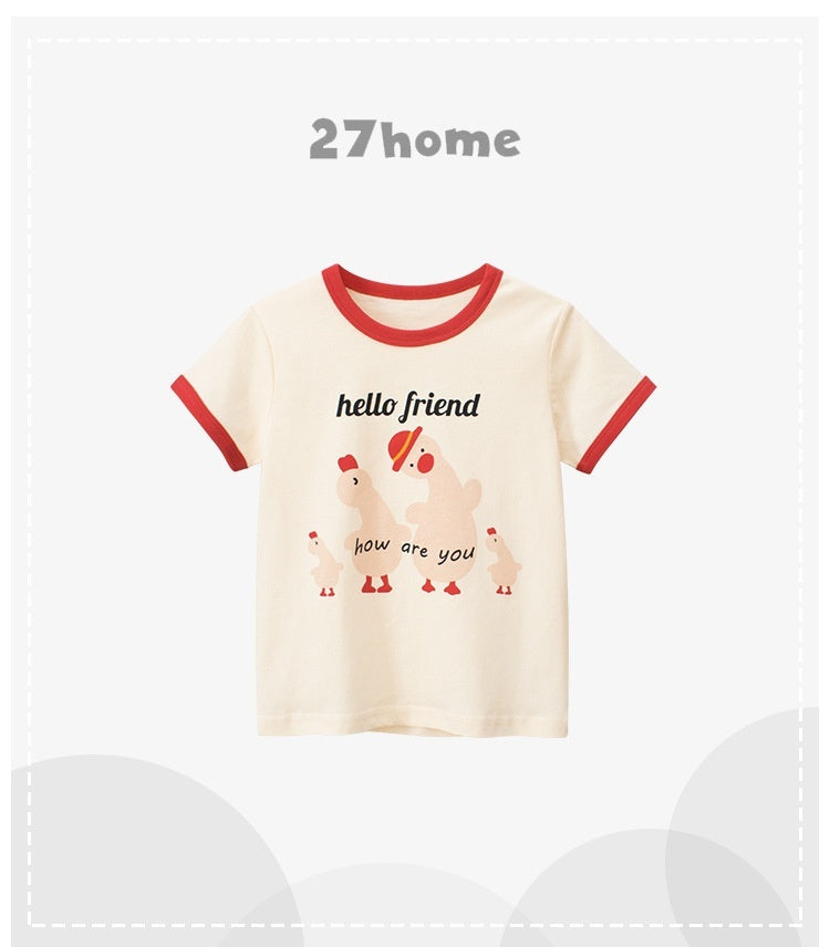 Kids Korean-style Short-sleeved T-shirt