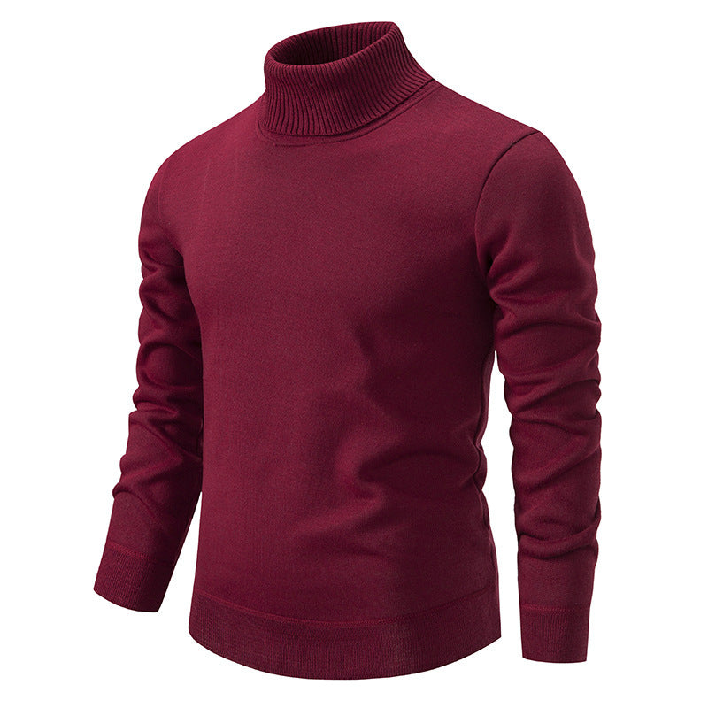 Mens Thickening Knitwear Turtleneck