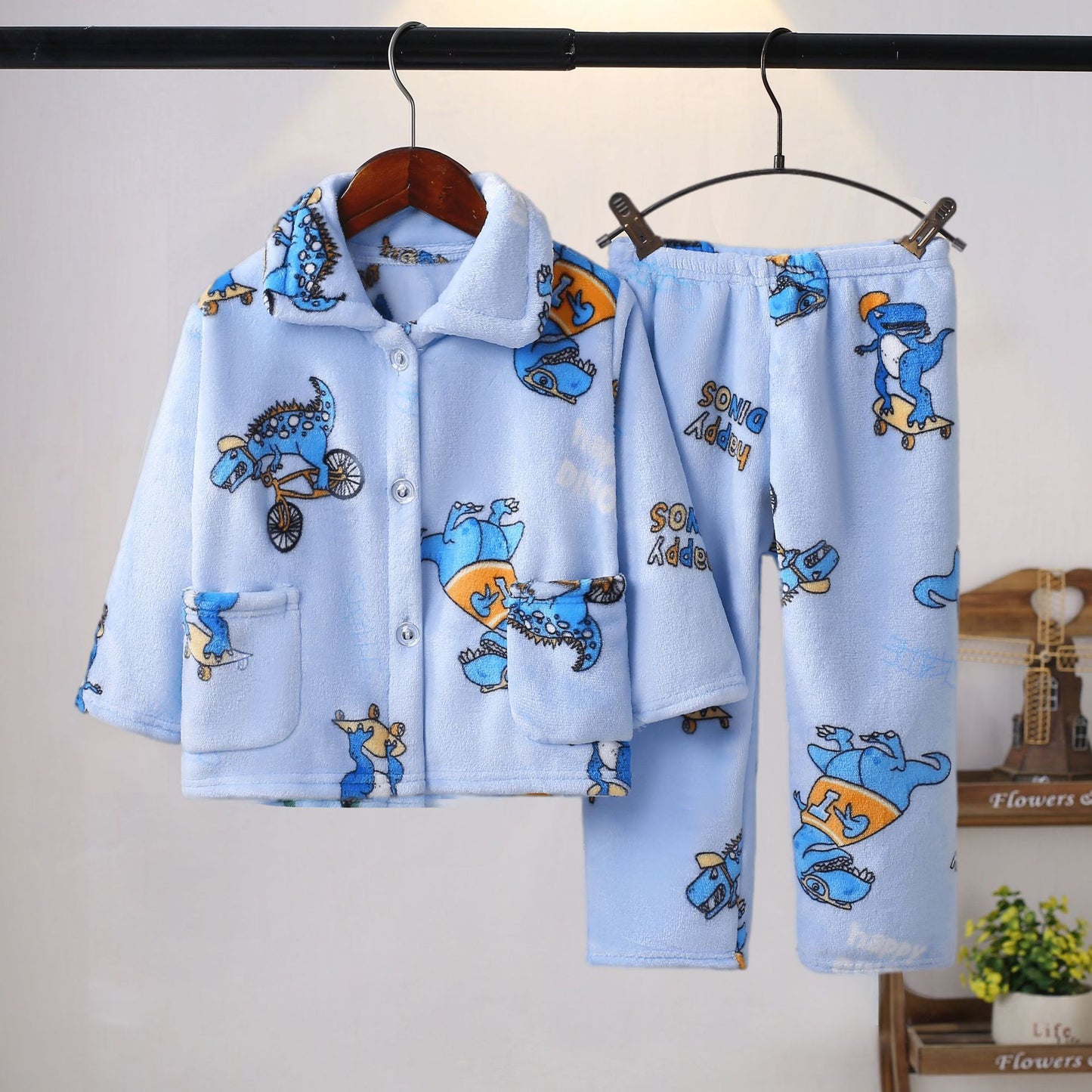 Flannel Cute Kawaii Cartoon nightsuit