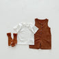 Baby Short Sleeve Jacket Two-piece Bib Suit