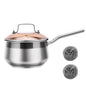 WANGYUANJI Non-Stick Stainless Steel Saucepan With Lid,