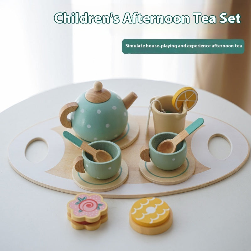 Wooden Children's Kitchen Toy Set