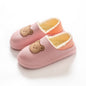 Female Winter Non-slip Couple Cute Home Indoor Waterproof Cotton Slippers