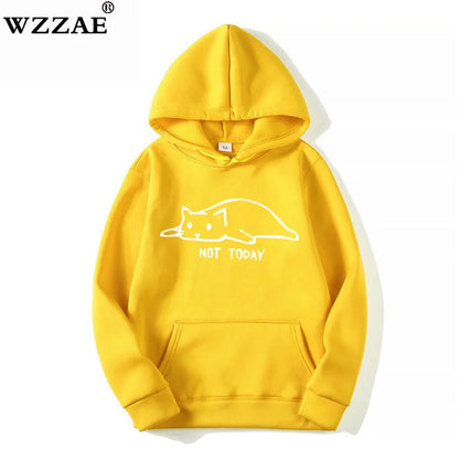 Mens Kawaii Cat pullover Hoodies