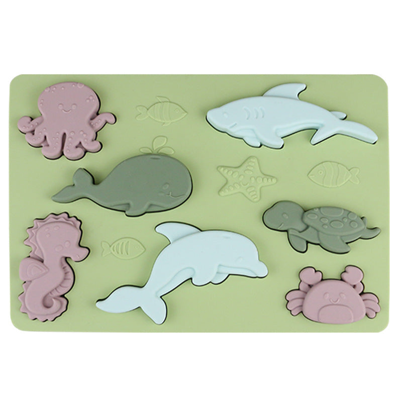 Marine Animal Silicone Educational Toys