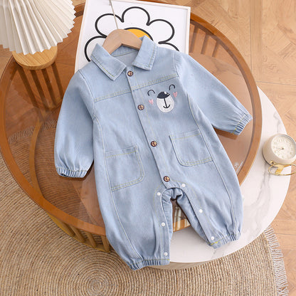 Kids Denim Jumpsuit