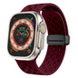 Mesh Magnetic Buckle Silicone Strap Iwatch Strap