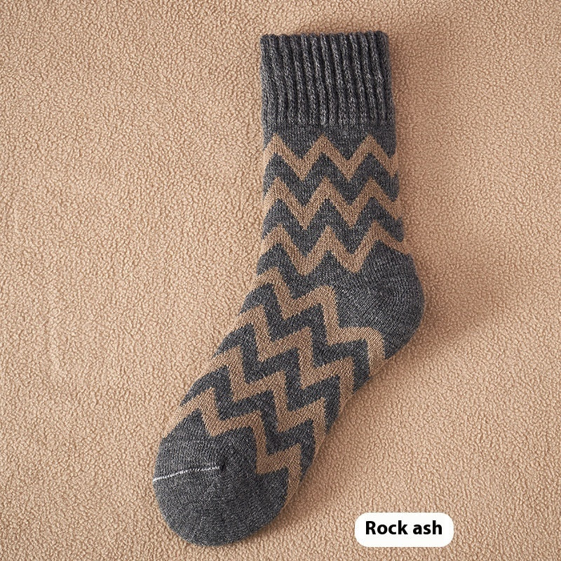 Thick Female Winter Fleece Lined Snow Warm Floor Socks