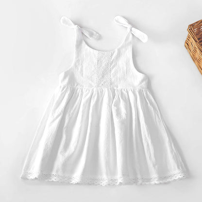 Girl Lace Princess Dress Lace Up