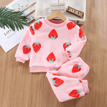 Childrens Cotton Padded Thickened Home Wear