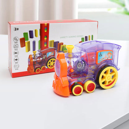 Baby Puzzle Automatic Building Blocks Train Toy