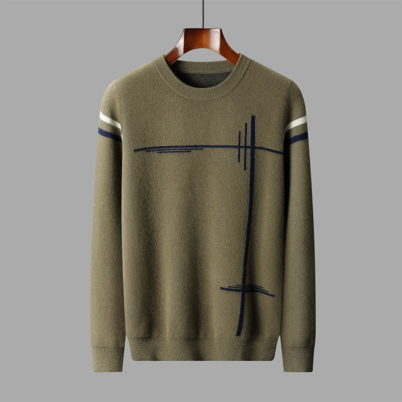 Men's Warm Leisure Woolen Sweater