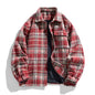 Men's Casual American Retro Classic Checkered Shirt