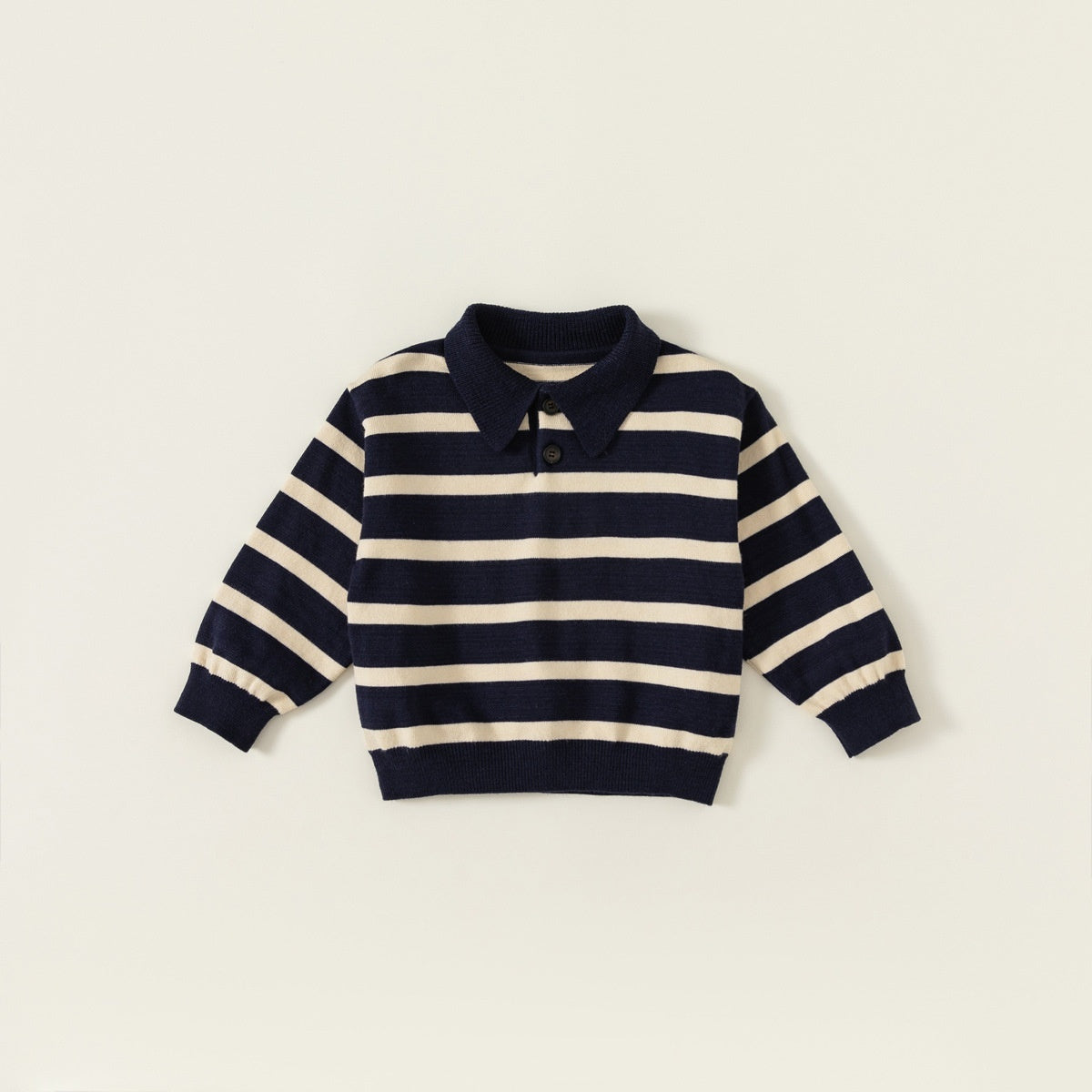 Kids' Sweater Polo Stripe Top Pullover Shirt