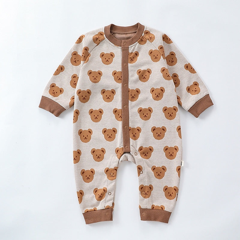 Baby Jumpsuit Knitted Bear