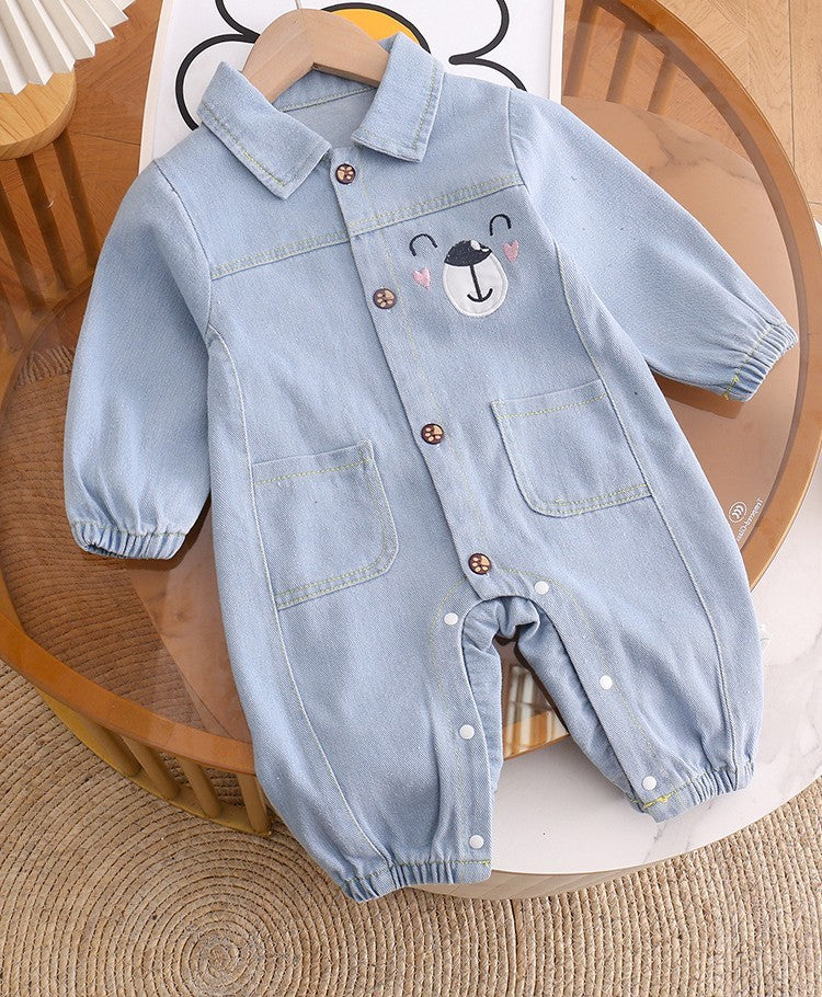 Kids Denim Jumpsuit