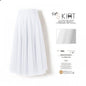 Pleated Mesh Skirt Women's Mid-length Large Swing Dress