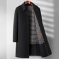 Mens Double-sided Wool Overcoat