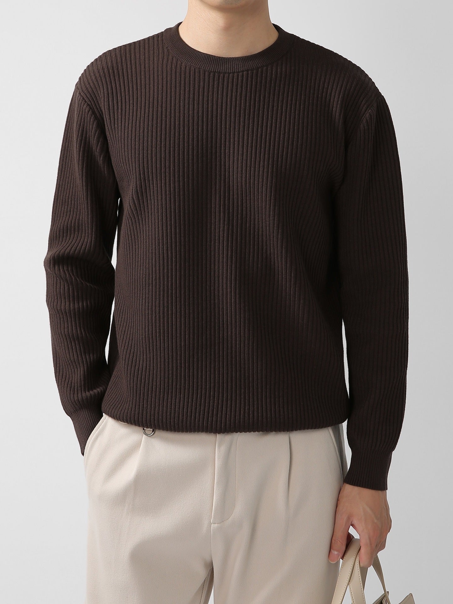 Mens Retro knitted sweater