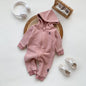 Baby Winter Clothes Hooded Going Out Rompers Jumpsuit