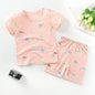 Children's Short Sleeve Suit Cotton