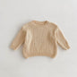 Handmade Thick Needle Kids' Sweater Pullover Sweater