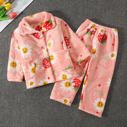 Flannel Cute Kawaii Cartoon nightsuit