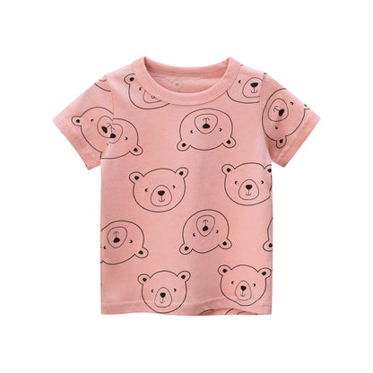 Girls Short Sleeve T-shirt Baby Clothes