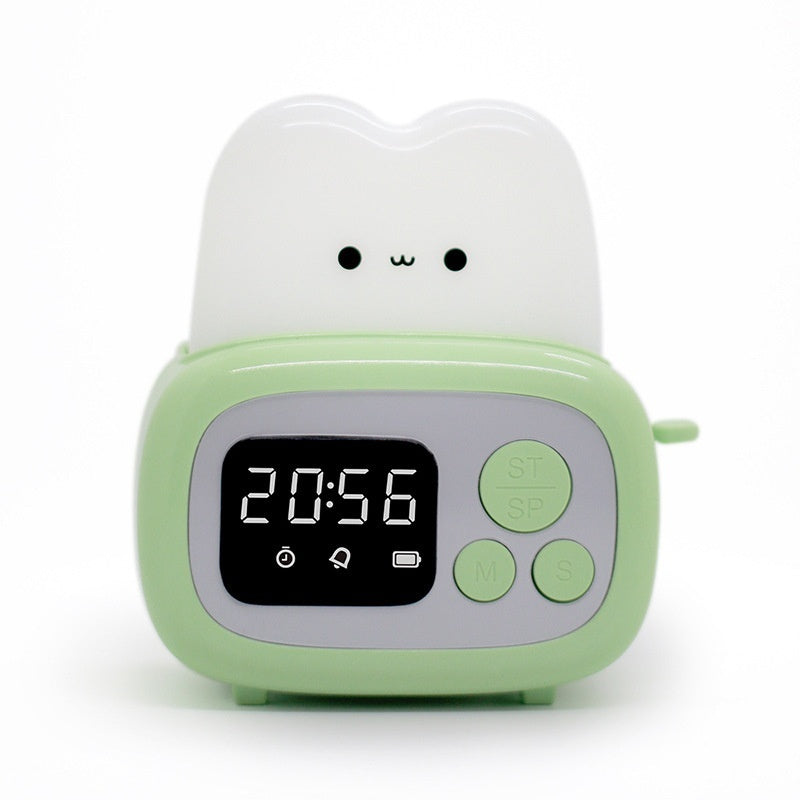 Time Bread Machine Night Light Student Learning Timer Alarm Clock